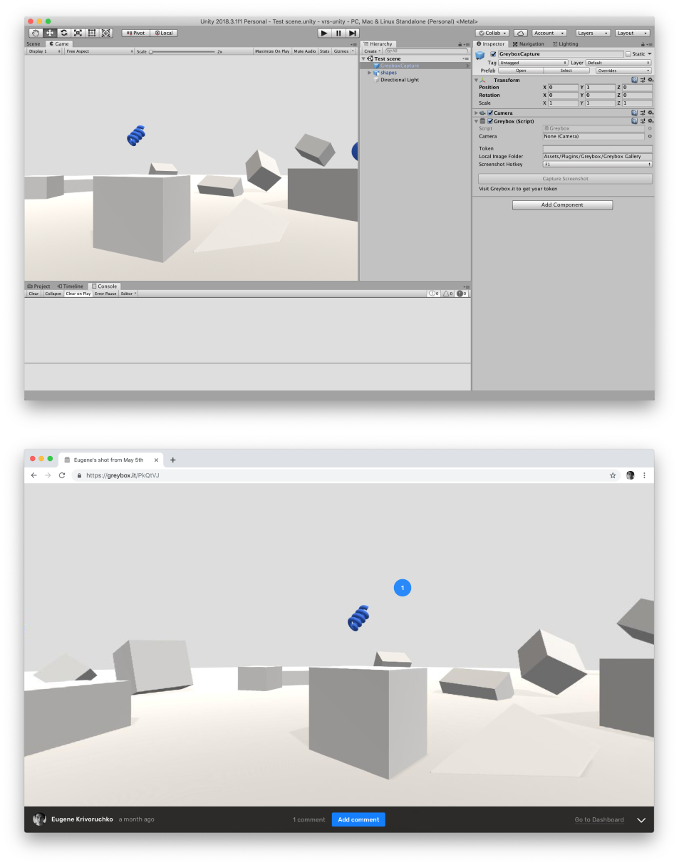 Greybox screenshots alt text